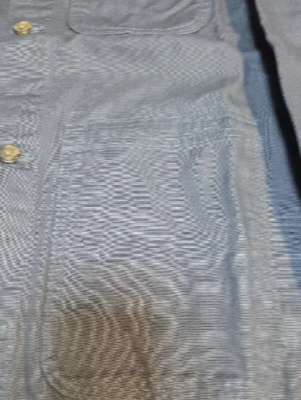 Patagonia Navy Jacket with Brown Corduroy Collar - Picture 5 of 7